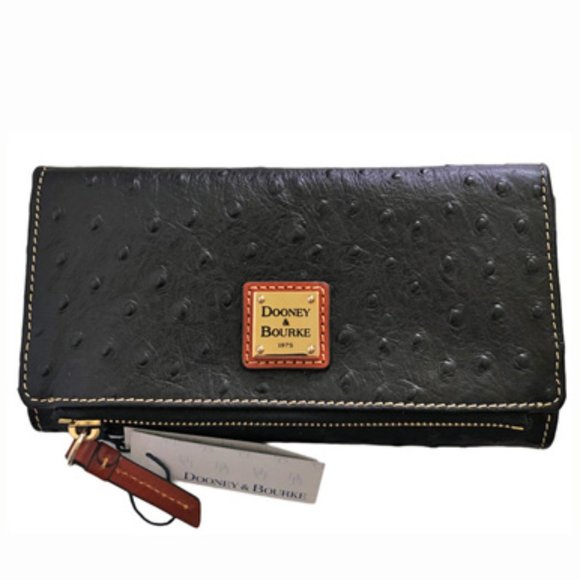 dooney ostrich wallet